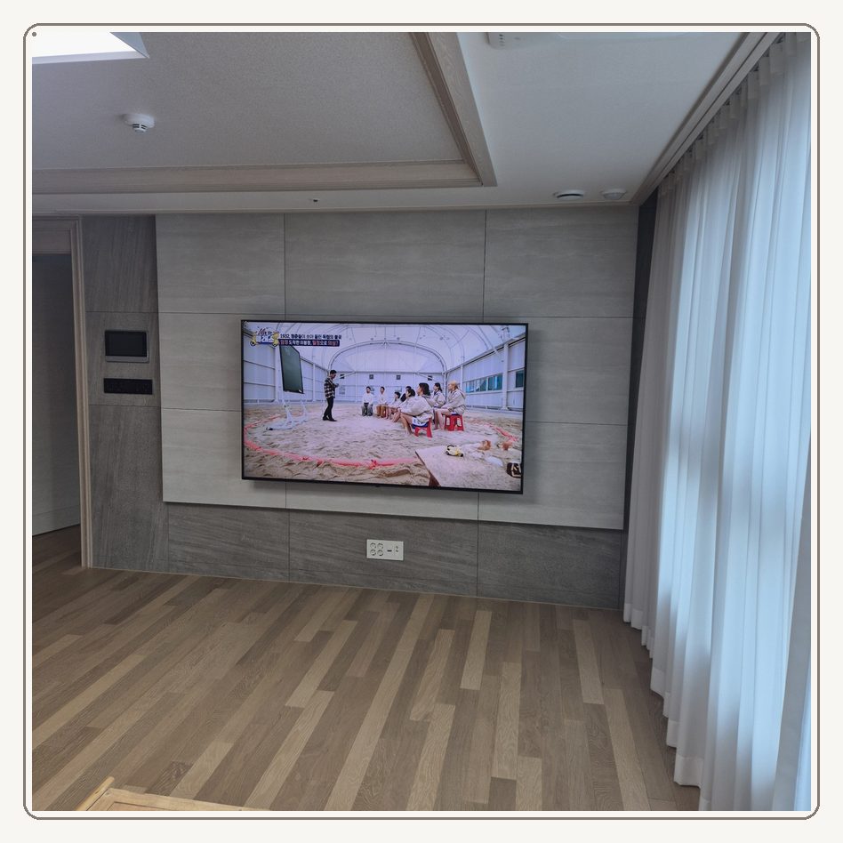 송림동 벽걸이TV